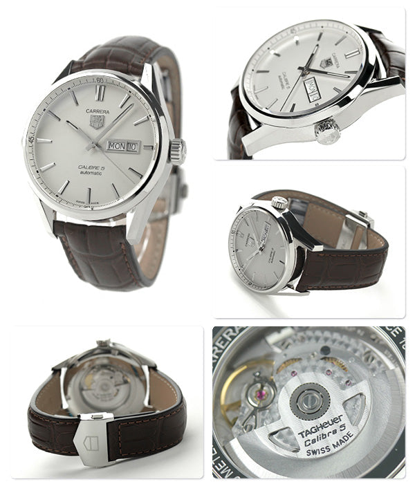 Tag Heuer Carrera Silver Dial Watch for Men - WAR201B.FC6291