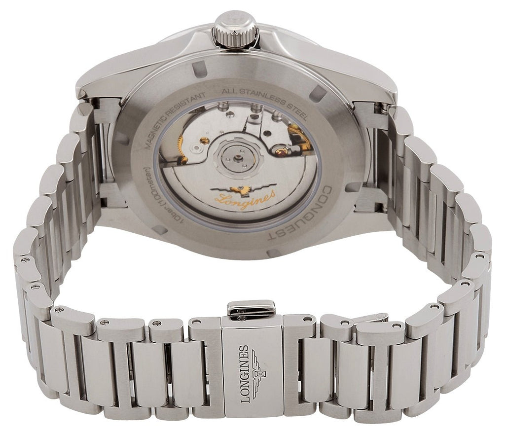 Longines Conquest Automatic Stainless Steel Green Dial Date Mens Watch L3.830.4.02.6