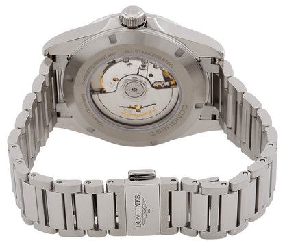 Longines Conquest Automatic Stainless Steel Green Dial Date Mens Watch L3.830.4.02.6