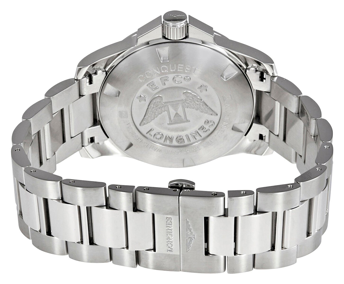 Longines Conquest Automatic Stainless Steel Silver Dial Date Divers Mens Watch L3.778.4.76.6