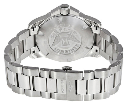Longines Conquest Automatic Stainless Steel Silver Dial Date Divers Mens Watch L3.778.4.76.6