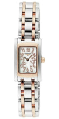 Longines DolceVita Stainless Steel & Rose Gold Mother-Of-Pearl Dial Rectangle Quartz Womens Watch L5.158.5.97.7