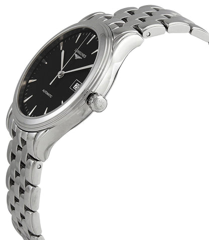 Longines Flagship Automatic Stainless Steel Black Dial Date Mens Watch L4.984.4.52.6