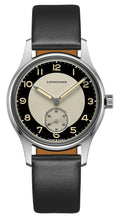 Longines Heritage Classic Tuxedo Automatic Black & Silver Dial Black Leather Strap Mens Watch L2.330.4.93.0