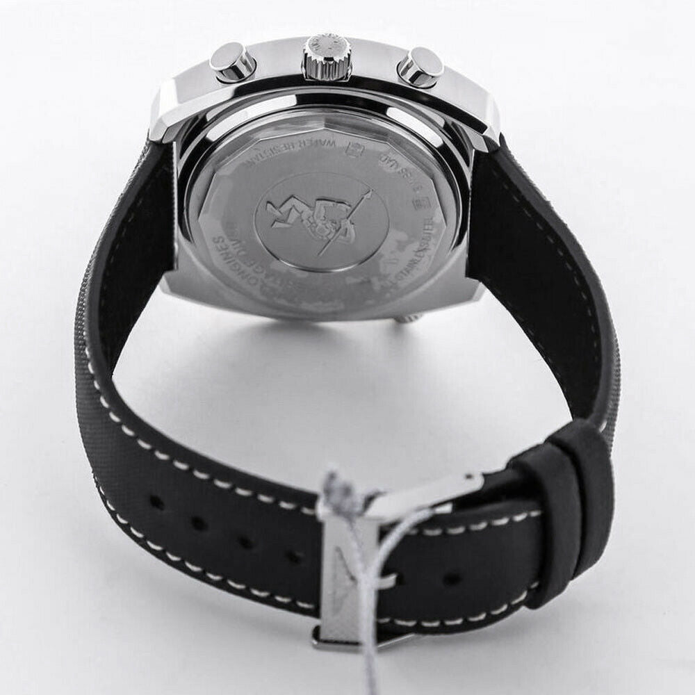 Longines Heritage Diver Automatic Chronograph Steel Mens Strap Watch Date L2.796.4.52.0