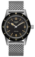 Longines Heritage Skin Diver Automatic Stainless Steel Black Dial Mens Watch L2.822.4.56.6