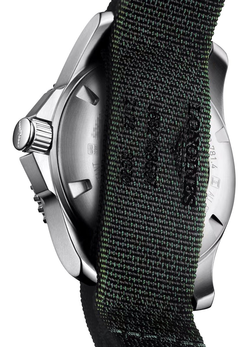 Longines HydroConquest Automatic Stainless Steel Black Dial Green NATO Nylon Strap Date Divers Mens Watch L3.781.4.05.2