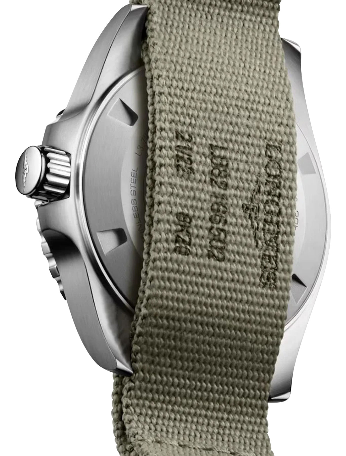 Longines HydroConquest GMT Automatic Stainless Steel Green Dial Green Nylon NATO Strap Date Divers Mens Watch L3.790.4.06.2