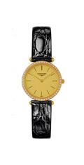 Longines La Grande Classique Agassiz 18kt Gold & Diamond Womens Strap Watch L4.191.7.32.2