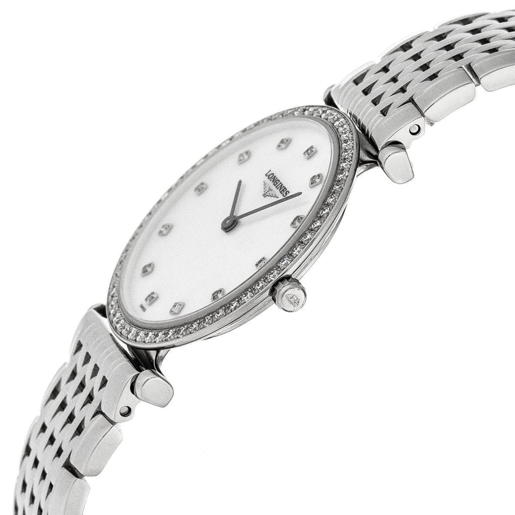 Longines La Grande Classique Diamonds Mother-of-Pearl Dial Stainless Steel Womens Watch L4.513.0.87.6