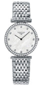Longines La Grande Classique Diamonds Mother-of-Pearl Dial Stainless Steel Womens Watch L4.513.0.87.6