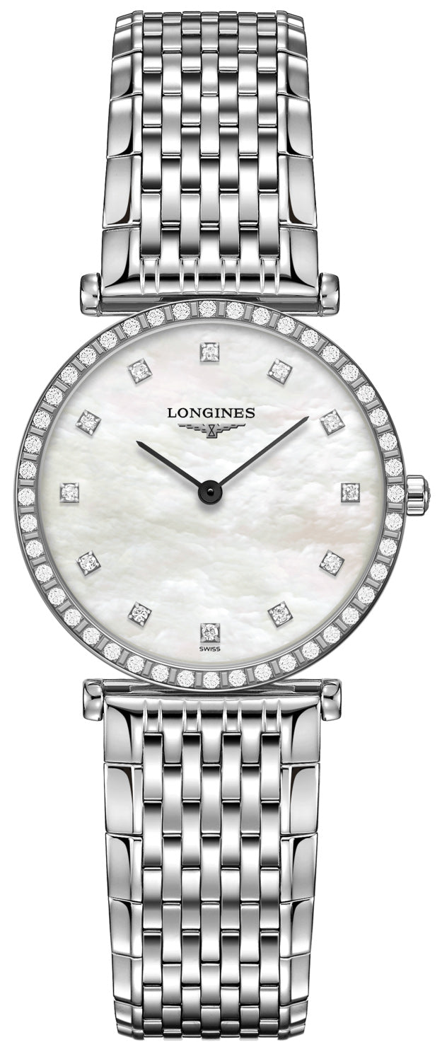 Longines La Grande Classique Quartz 29mm Women's Diamond Watch L4.523.0.87.6