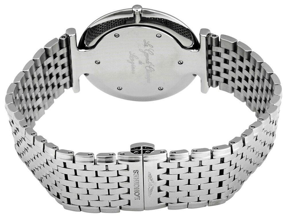 Longines La Grande Classique Stainless Steel Black Dial Quartz Mens Watch L4.766.4.51.6