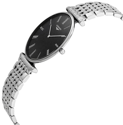 Longines La Grande Classique Stainless Steel Black Dial Quartz Mens Watch L4.766.4.51.6