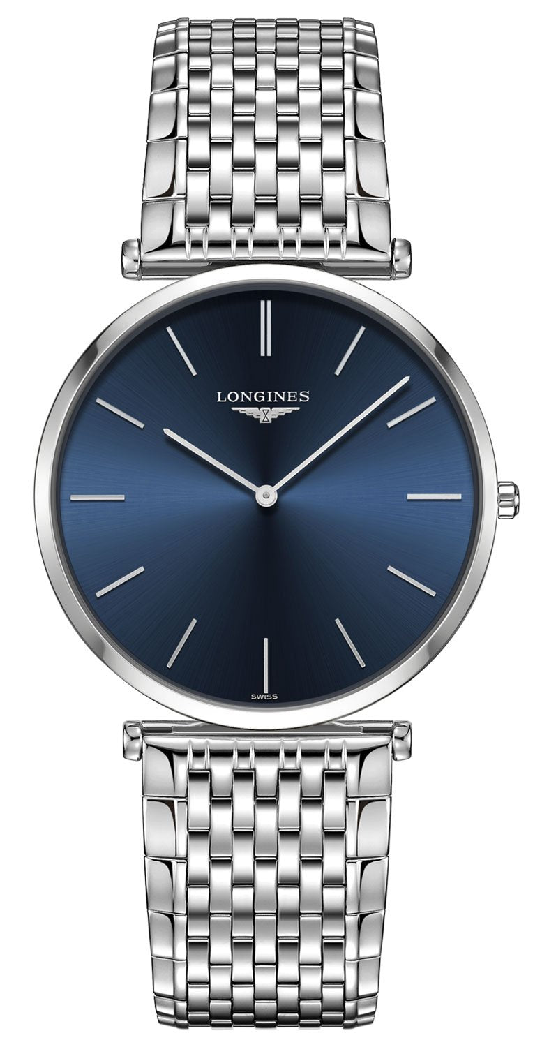 Longines La Grande Classique Stainless Steel Blue Dial Quartz Unisex Watch L4.766.4.95.6
