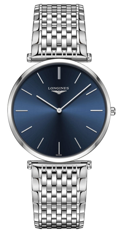 Longines La Grande Classique Stainless Steel Blue Dial Quartz Unisex Watch L4.766.4.95.6