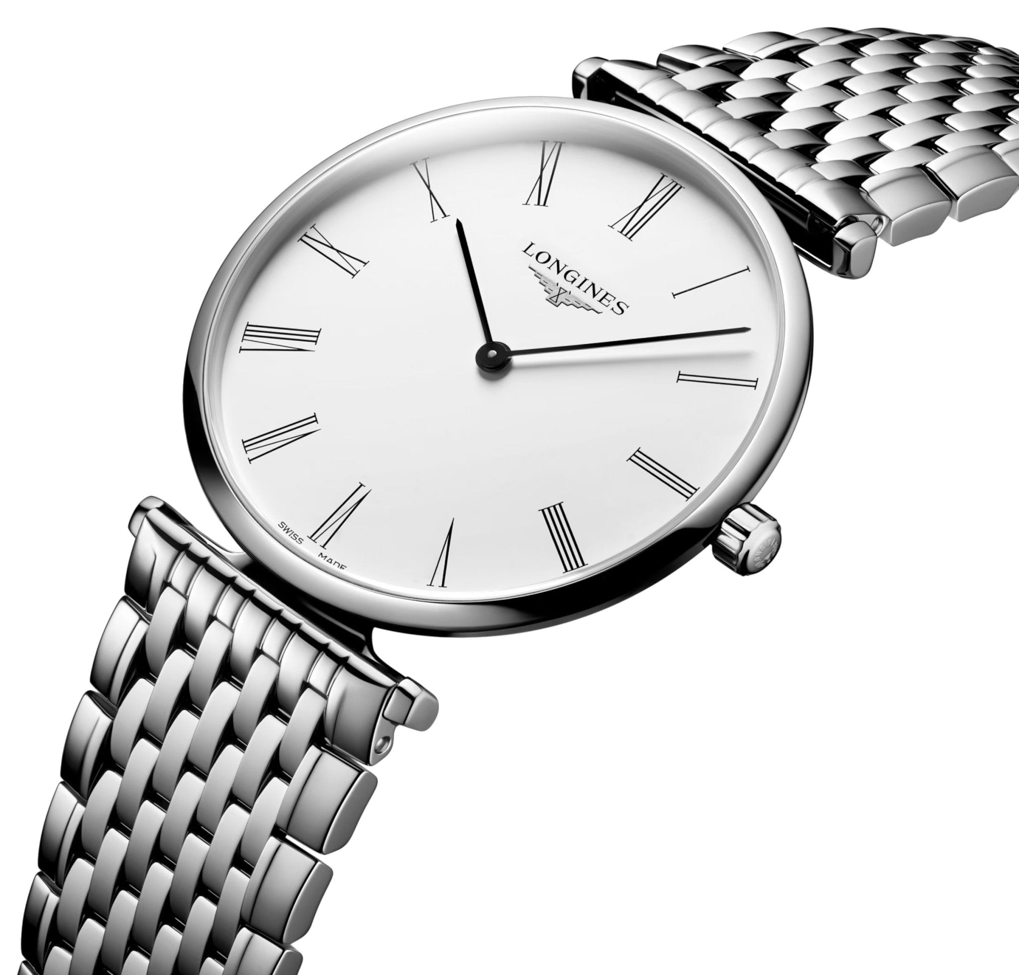 Longines La Grande Classique Stainless Steel White Dial Quartz Mens Watch L4.866.4.11.6