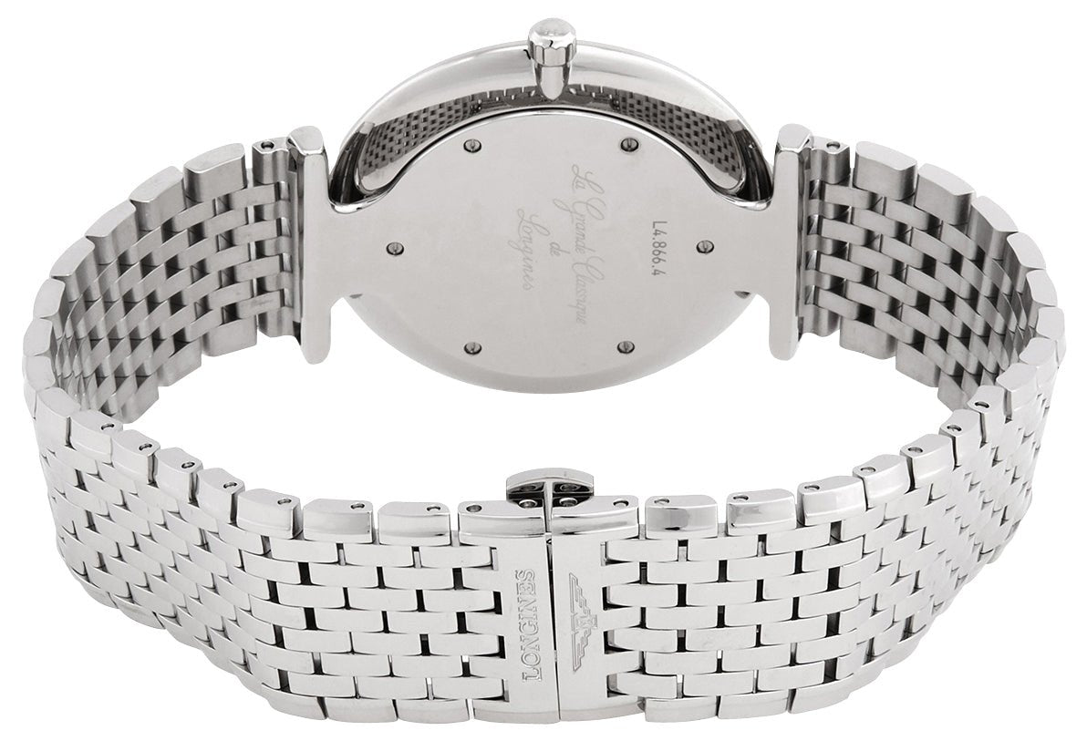 Longines La Grande Classique Stainless Steel White Dial Quartz Mens Watch L4.866.4.11.6