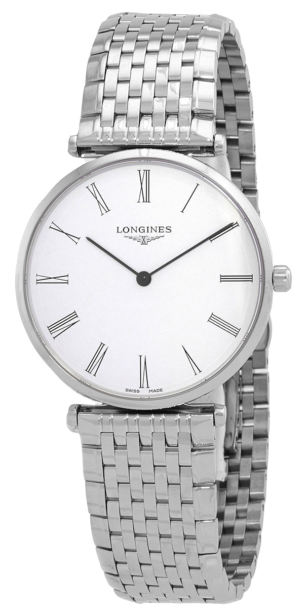 Longines La Grande Classique Stainless Steel White Dial Quartz Mens Watch L4.866.4.11.6