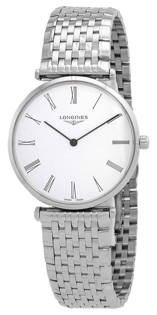 Longines La Grande Classique Stainless Steel White Dial Quartz Mens Watch L4.866.4.11.6