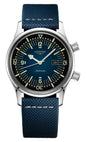 Longines Legend Diver Automatic Stainless Steel Blue Dial Blue Fabric Strap Date Divers Unisex Watch L3.374.4.90.2