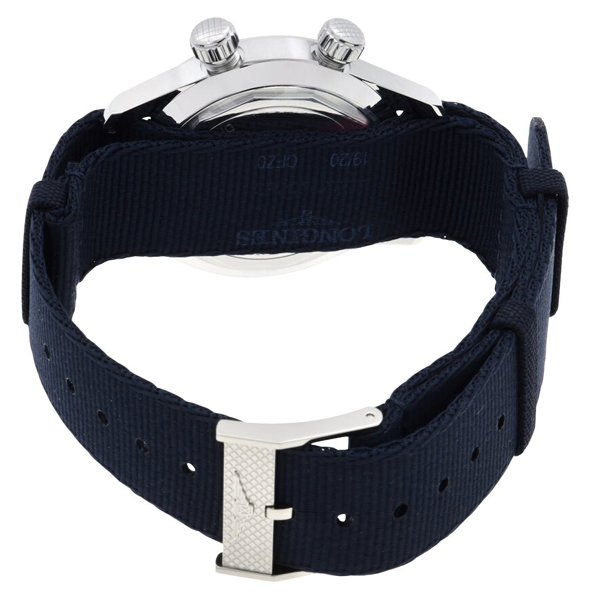 Longines Legend Diver Automatic Stainless Steel Blue Dial Blue NATO Nylon Strap Divers Mens Watch L3.764.4.90.2