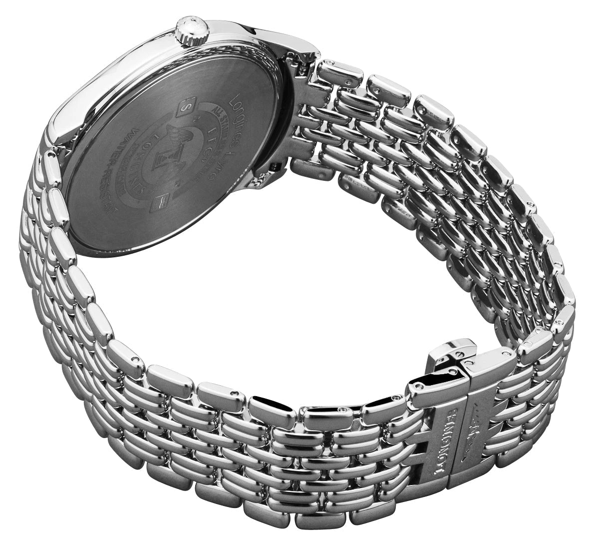 Longines Lyre Stainless Steel White Dial Date Quartz Mens Watch L4.859.4.11.6