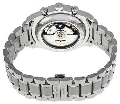Longines Master Collection Automatic Chronograph Stainless Steel Silver-Tone Dial Date Mens Watch L2.759.4.78.6