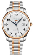 Longines Master Collection Automatic Stainless Steel & 18K Rose Gold Silver Dial Date Mens Watch L2.893.5.79.7