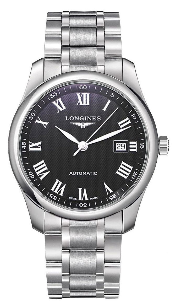 Longines Master Collection Automatic Stainless Steel Black Dial Date Mens Watch L2.793.4.51.6