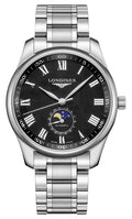 Longines Master Collection Automatic Stainless Steel Black Dial Moonphase Date Mens Watch L2.919.4.51.6