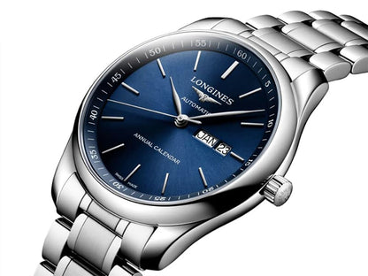 Longines Master Collection Automatic Stainless Steel Blue Dial Date/Month Mens Watch L2.920.4.92.6
