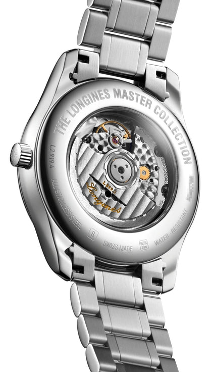 Longines Master Collection Automatic Stainless Steel Blue Dial Moonphase Date Mens Watch L2.919.4.92.6