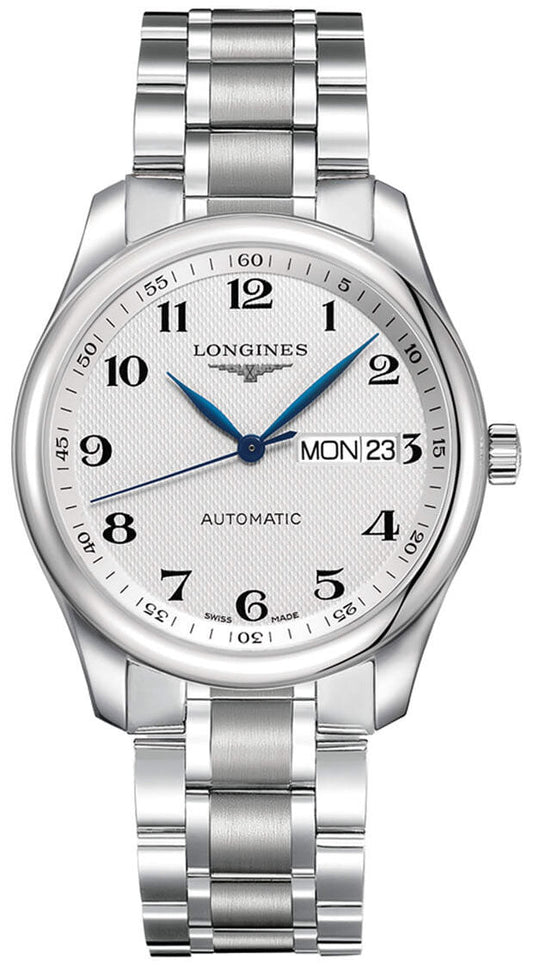 Longines Master Collection Automatic Stainless Steel Silver Dial Day/Date Mens Watch L2.755.4.78.6