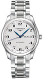 Longines Master Collection Automatic Stainless Steel Silver Dial Day/Date Mens Watch L2.755.4.78.6