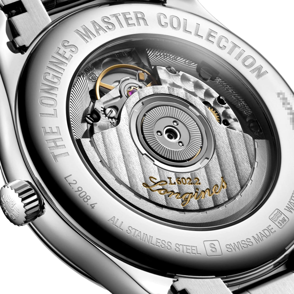 Longines Master Collection Power Reserve Automatic Stainless Steel Blue Dial Date Mens Watch L2.908.4.92.6