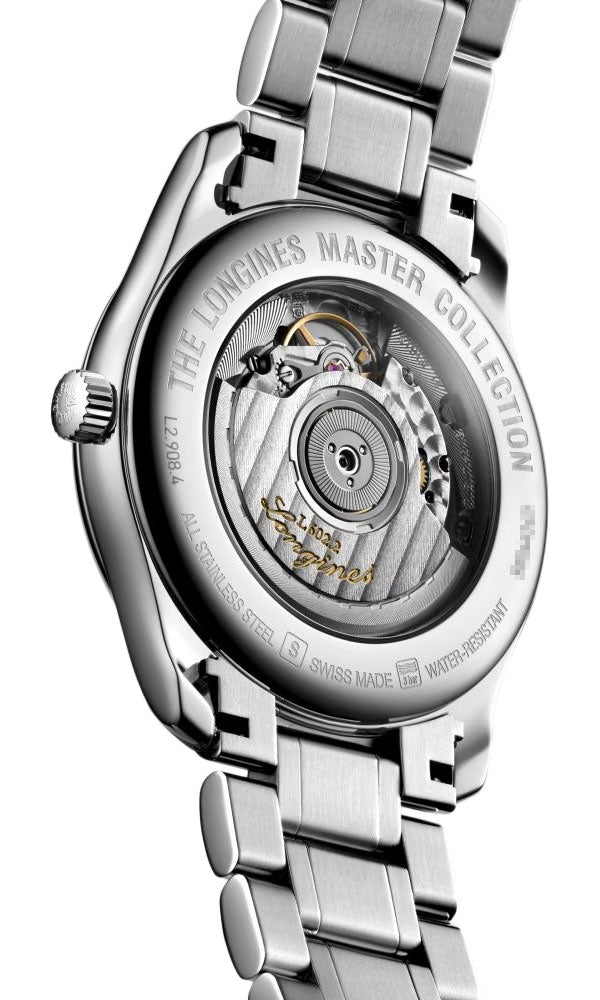 Longines Master Collection Power Reserve Automatic Stainless Steel Blue Dial Date Mens Watch L2.908.4.92.6