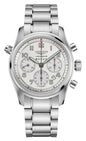 Longines Spirit Automatic COSC Chronograph Stainless Steel Silver Dial Date Mens Watch L3.820.4.73.6
