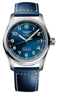 Longines Spirit Automatic COSC Stainless Steel Blue Dial Blue Leather Strap Date Mens Watch L3.811.4.93.0