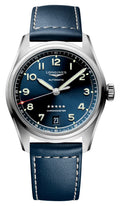 Longines Spirit Automatic COSC Stainless Steel Blue Dial Blue Leather Strap Date Unisex Watch L3.410.4.93.0