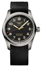 Longines Spirit Automatic COSC Titanium Dark Gray Dial Black Nylon Strap Mens Watch L3.811.1.53.2
