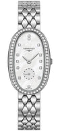 Longines Symphonette Stainless Steel Mother-of-Pearl Dial Diamonds Quartz Womens Watch L2.307.0.87.6