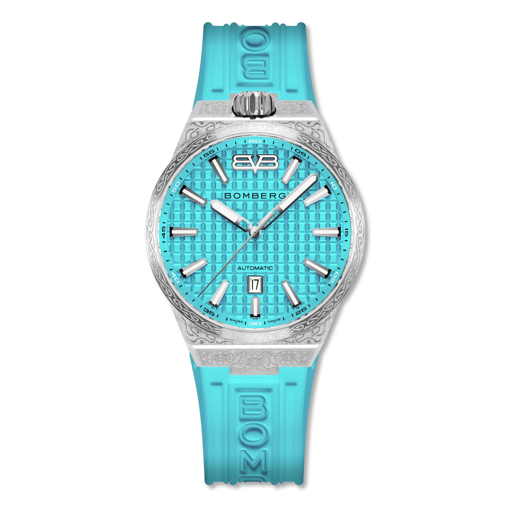 Bomberg Men's Bolt-68 NEO Automatic Teal Lagoon Watch