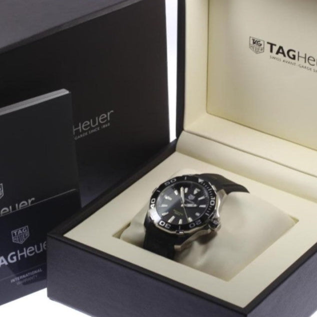 Tag Heuer Aquaracer Black Dial Watch for Men - WAY111A.FT6151