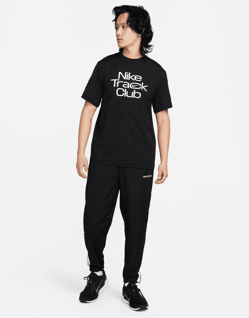 Men's Track Club DriFIT Running Top :Black