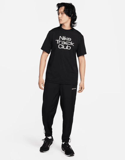 Men's Track Club DriFIT Running Top :Black