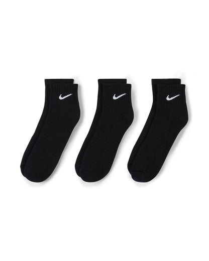 Nike Everyday Cushioned Training Ankle Socks (3 Pairs | 2 Colours)