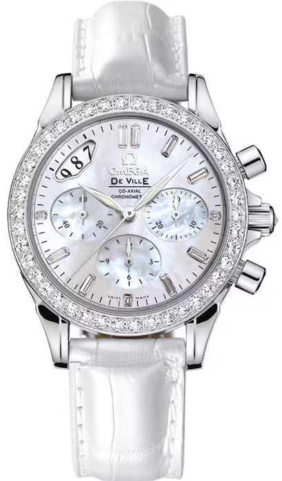 Omega De Ville 35mm Diamond Luxury Women's Watch 4679.75.36