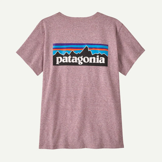 Patagonia P-6 Logo Responsibili-Tee Women's Recycled Cotton Blend Crewneck T-Shirt