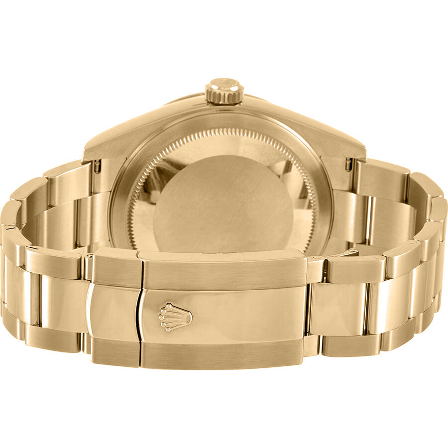 Rolex Datejust 31 Champagne Dial Fluted Bezel Gold Watch 178278-0070